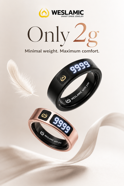 WESLAMIC iTasbih Peace 1 – Smart Dhikr Ring