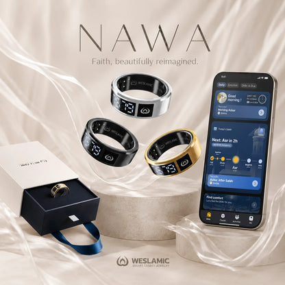 WESLAMIC iTasbih NAWA – Smart Dhikr Ring